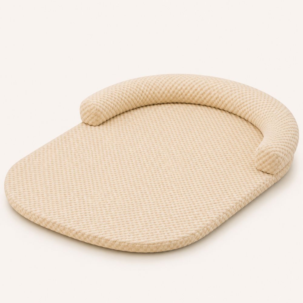 Tapis rafraîchissant pour chien beige lavable