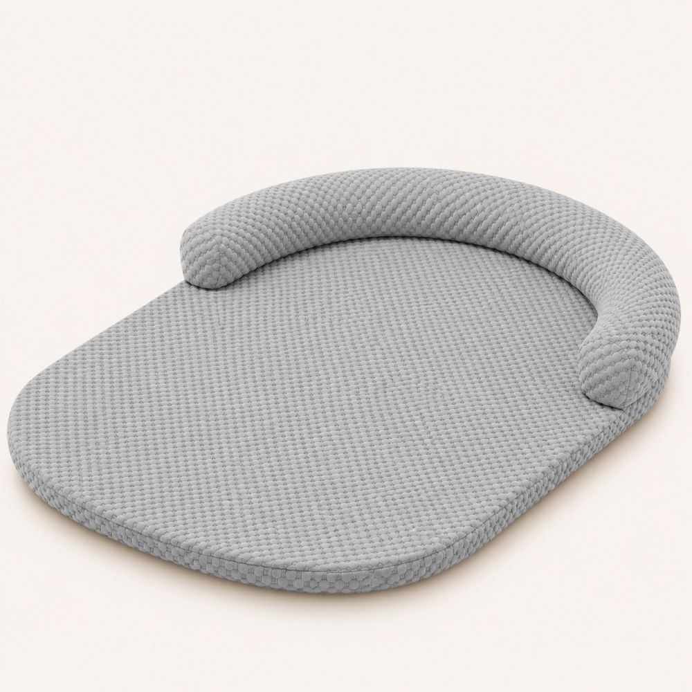 Tapis rafraîchissant pour chien gris lavable