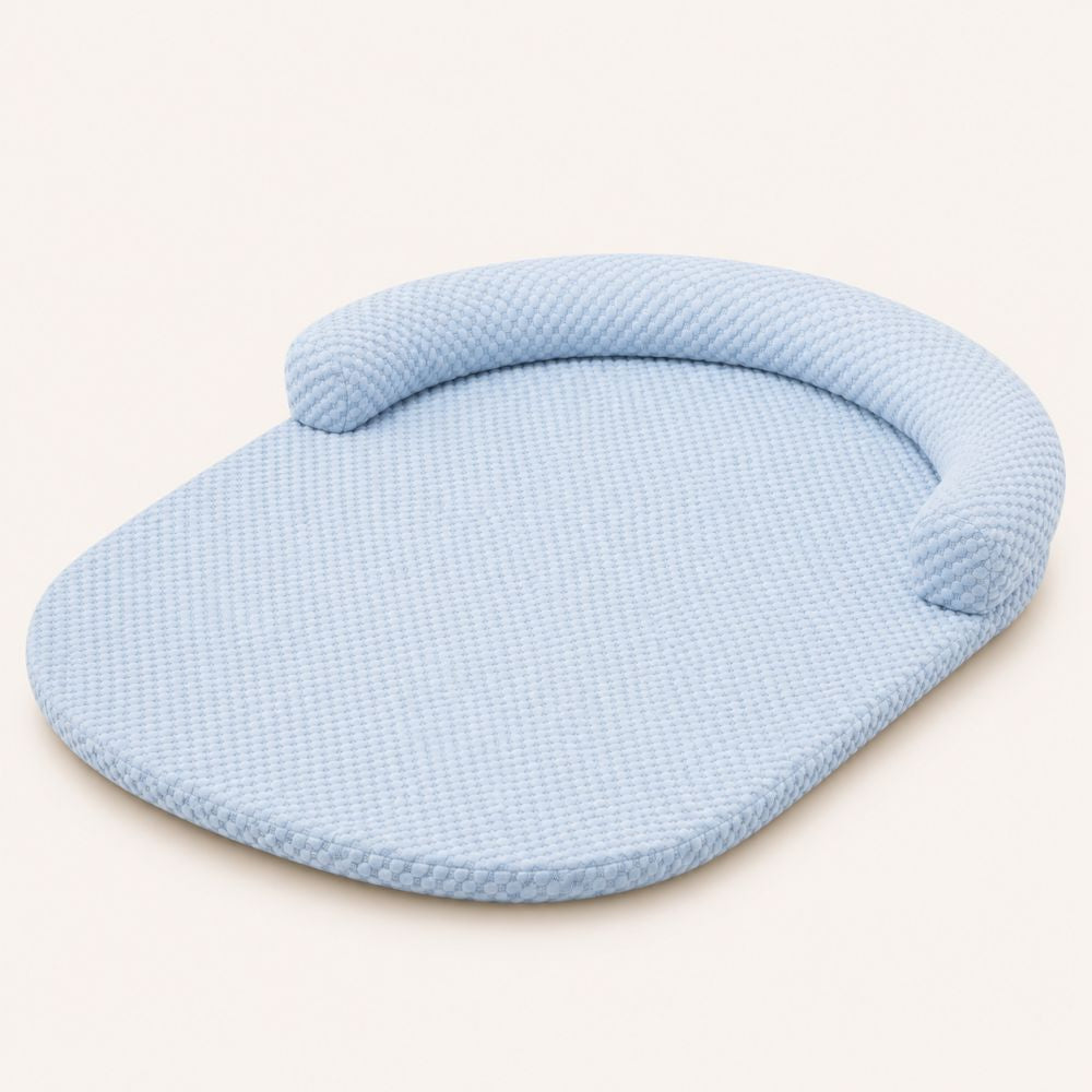 Tapis rafraîchissant pour chien bleu lavable