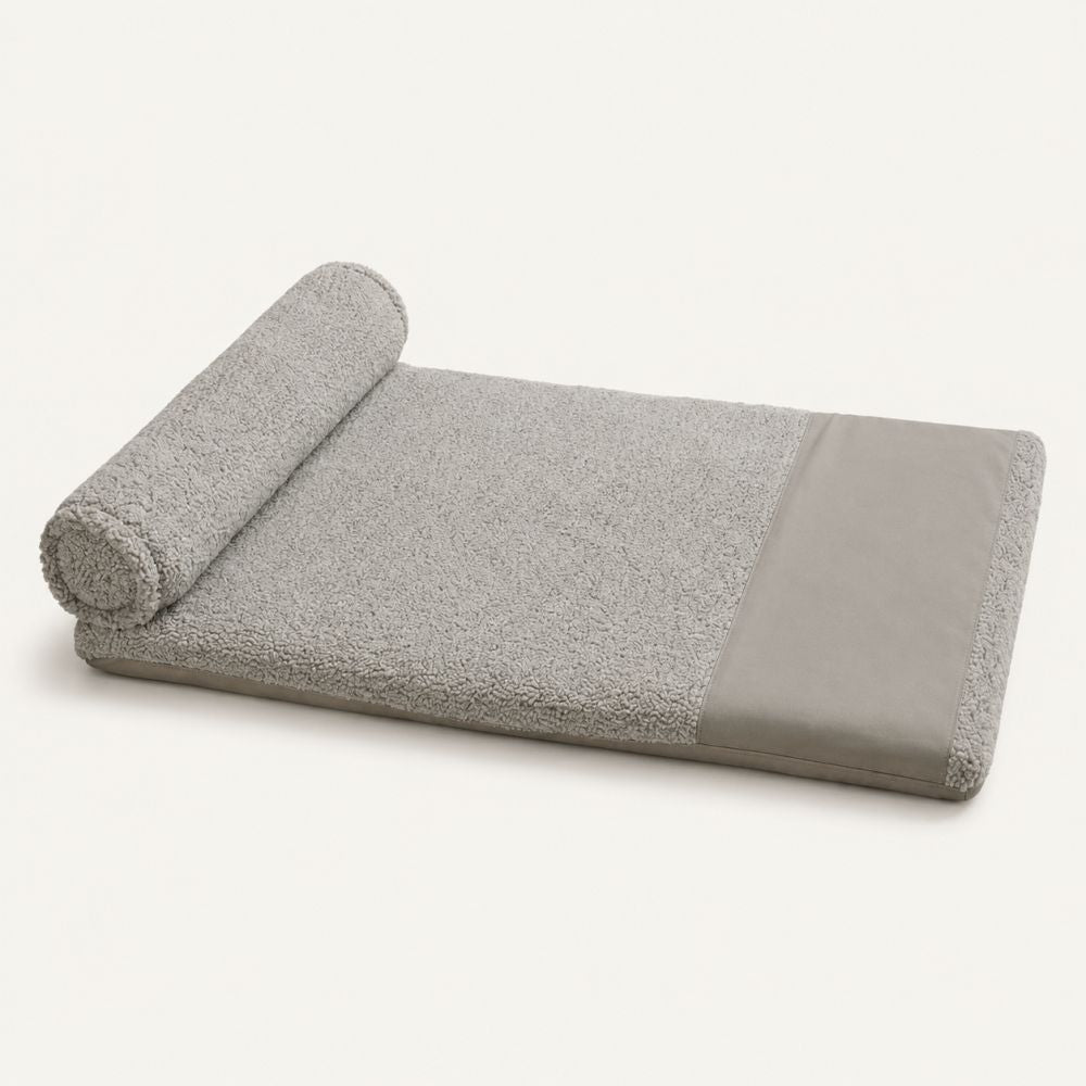 Coussin orthopédique pour chien gris