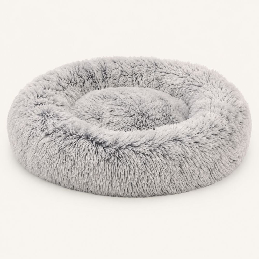 Coussin apaisant pour chien gris clair