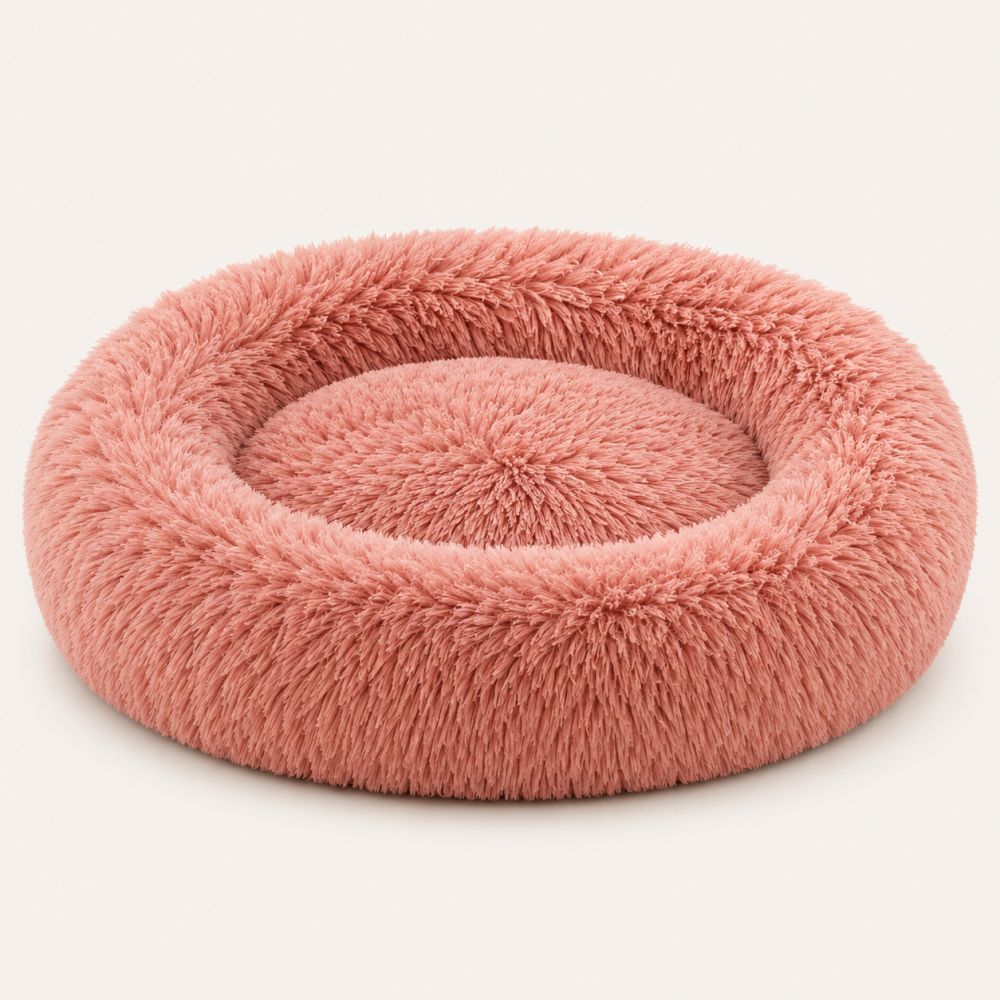 Coussin apaisant pour chien rose