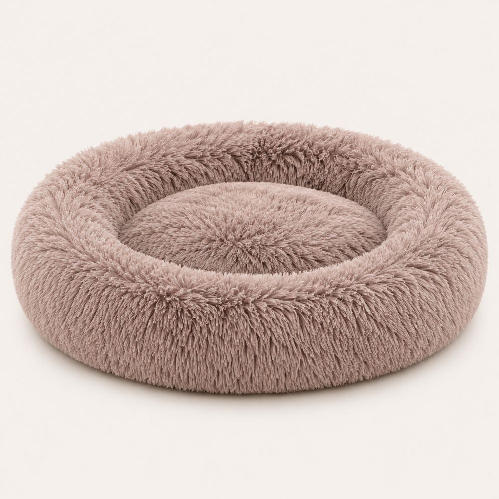 Coussin apaisant pour chien couleur taupe