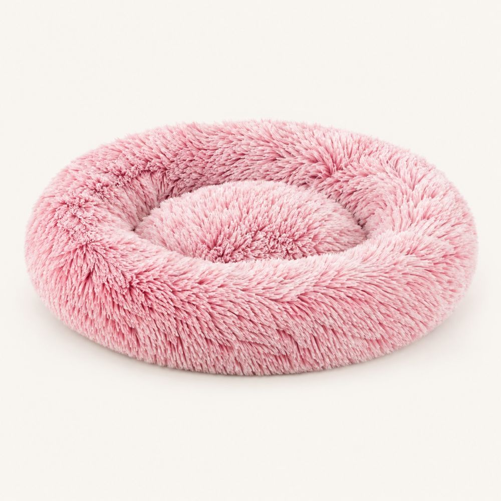 Coussin apaisant pour chien rose fuchsia