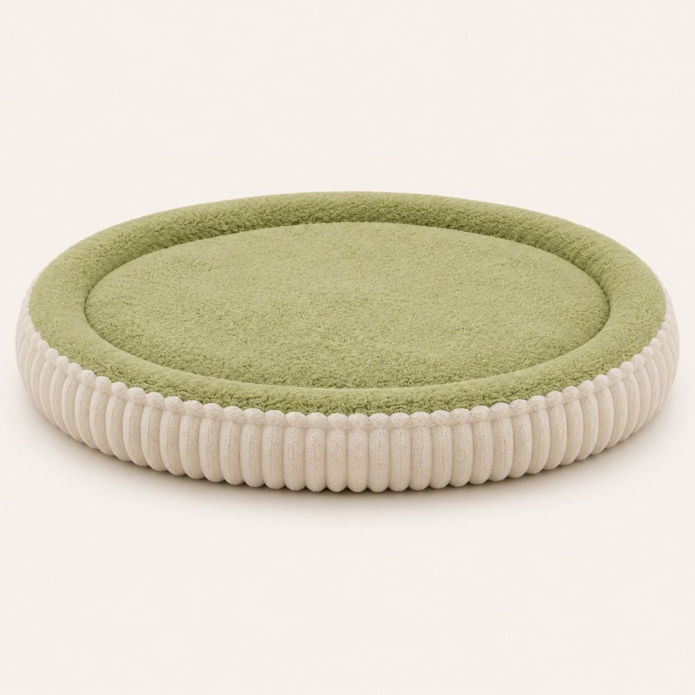 Lit orthopédique lavable pour chien vert