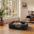Canapé pour chien noir en coton