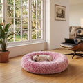 Coussin apaisant pour chien rose fuchsia